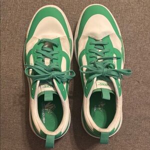 Vans Green and White Sneakers ultrarange